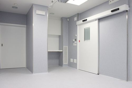 Schiebetür - PSE-L - Ponzi - Glas / für den Innenbereich / für Krankenhaus