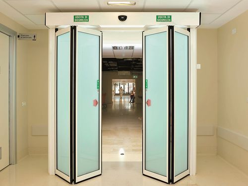 Falttor - Ponzi - für den Innenbereich / für Krankenhaus / automatisch