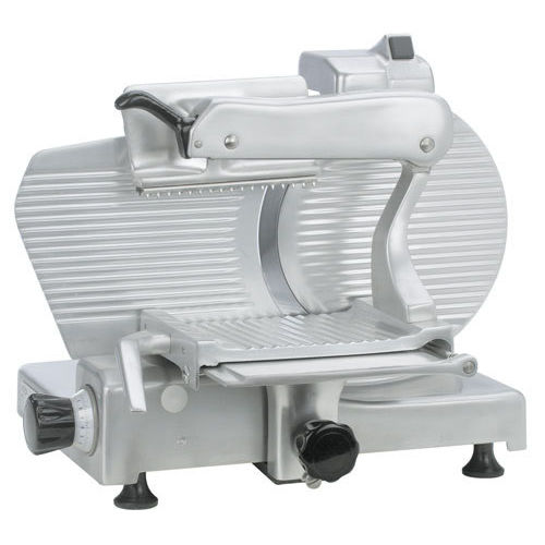 Vertikale Lebensmittel-Schneidemaschine - 9300 S - ABM company S.r.l. - für Schinken / halbautomatisch / Rundmesser