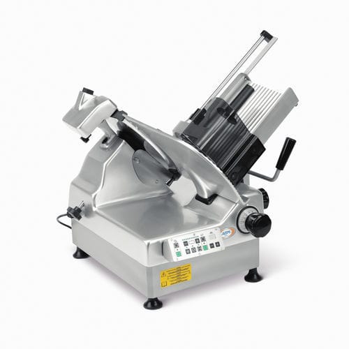 Fleischschneidemaschine - 9300 GA - ABM company S.r.l. - halbautomatisch / Rundmesser / Edelstahl