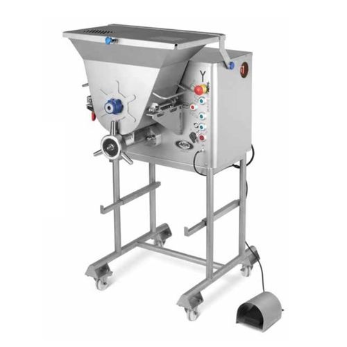 Industrieller Fleischwolf - TC Y 32 GD AUTO - ABM company S.r.l. - für Frischfleisch / auf Rollen / automatisch