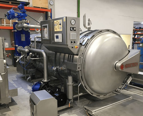 Prozess-Autoklav - Gaictech - horizontal / für die Lebensmittelindustrie