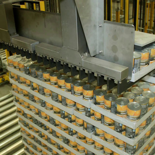 Palettierer für Konservendosen - Sinterpack - Roboter / Umschlag / für die Lebensmittelindustrie