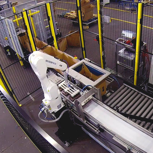 Pick-and-Place-Kartonpacker - Sinterpack - Roboter / Flasche / für Konservendosen