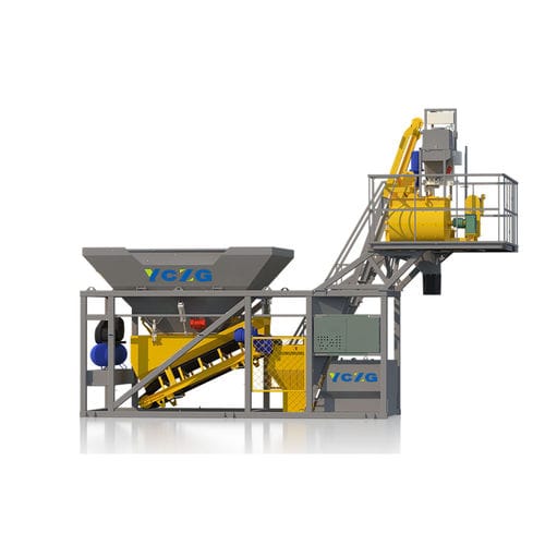 Mobile Betonmischanlage - YHZS25 - Henan YCZG Machinery Manufacture Co.Ltd - kompakt / automatisch / 2-Achs