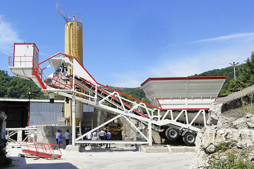 Mobile Betonmischanlage - YHZS60 - Henan YCZG Machinery Manufacture Co.Ltd - kompakt / automatisch / horizontal