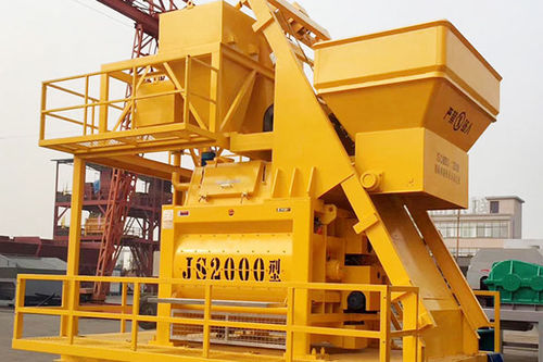 Stationärer Betonmischer - JS2000 - Henan YCZG Machinery Manufacture Co.Ltd - autonom / automatisch / horizontal