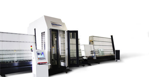 3-Achs-Bearbeitungszentrum - SKDM-CNC series - SANKEN glass machine - vertikal / für Glas / Bohr