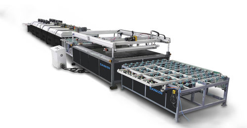 Automatische Siebdruckmaschine - SKPL series - SANKEN glass machine - Farb / für die Glasindustrie