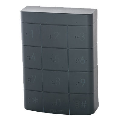 Nummernblock / 12 Tasten - AT2PW - Barantech - einbaufähig / Piezo / Aluminium