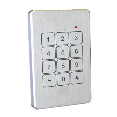 Nummernblock / 12 Tasten - AT134S - Barantech - wandmontiert / Piezo / Metall