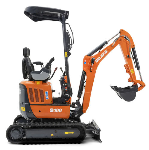 Minibagger - S100 - DELEKS - auf Raupen / Diesel / für Baustellen