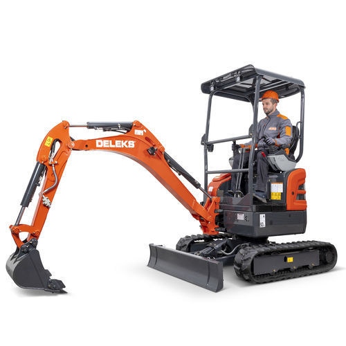 Minibagger - S180 - DELEKS - auf Raupen / Diesel / für Baustellen