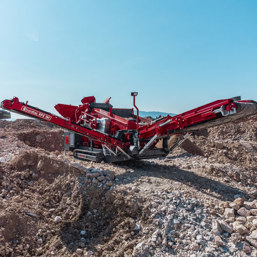 Skalper-Sieb / Trockensiebung - BPS101 - Boratas Machinery - für Baustellen / für Steinbrüche / für Recyclingprodukte