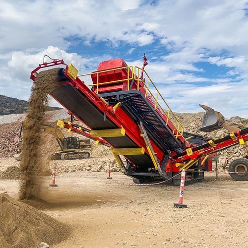 Trockensiebungs-Siebmaschine - BPE102 - Boratas Machinery - Prozess / für Baustellen / für Steinbrüche