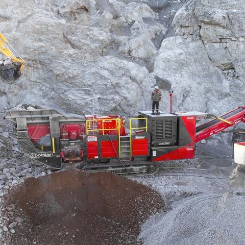 Schlagbrecher - BPK100 - Boratas Machinery - mobil / mit horizontaler Achse / kompakt