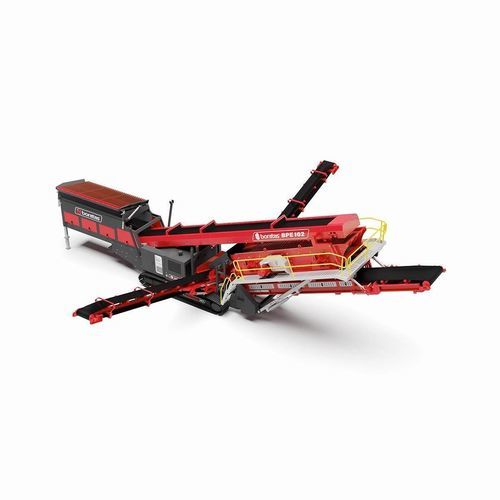 Siebmaschine für Steinbrüche - BPE102 - Boratas Machinery - für Recyclingprodukte / zur Brecherbeschickung / Vibration