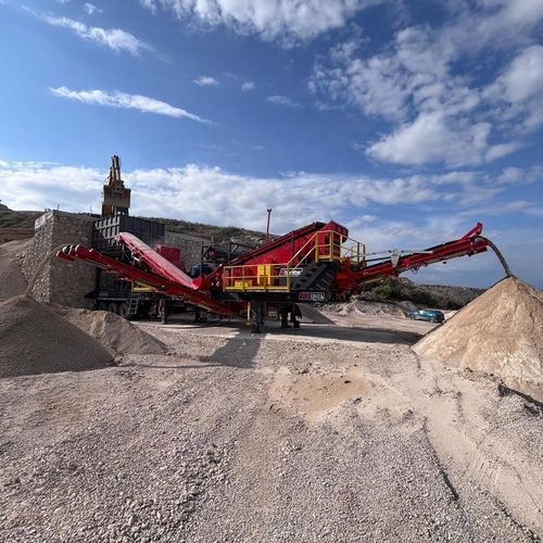 Mahl-und Siebeinheit / Schlag - BLT series - Boratas Machinery - mobil / für Sand / mit horizontaler Achse