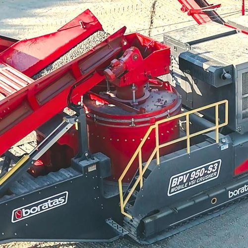 Brecher mit Vertikalachse - VSI950 - Boratas Machinery - stationär / für Sand / für Hartgestein