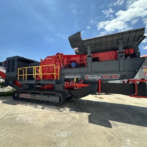 Mobiler Brecher - BPK100 - Boratas Machinery - Schlag / dieselbetrieben / auf Raupen