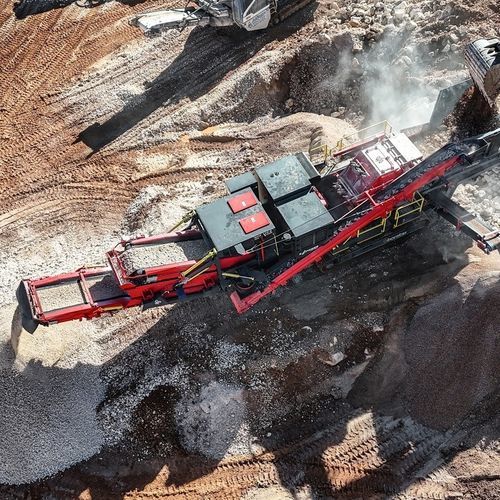Mahl-und Siebeinheit / Schlag - BPK125-S - Boratas Machinery - mobil / Primär / für Kalkstein
