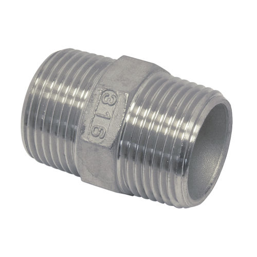 Edelstahlnippel - 8627 series - Marinetech Edelstahlhandel - Gewinde