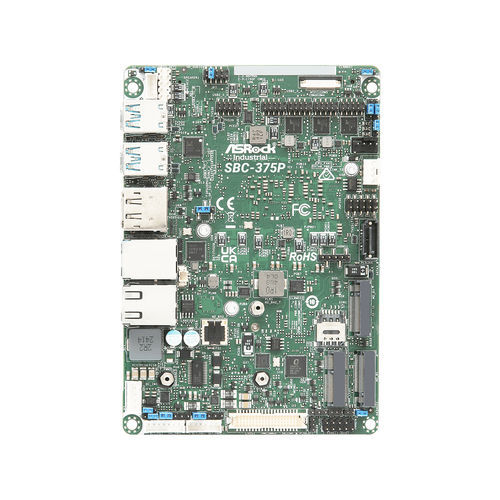Single-Board-Computer / 3,5'' - SBC-375P - ASRock Industrial - Intel® Core™ Ultra / SATA3 / Mini-PCIe