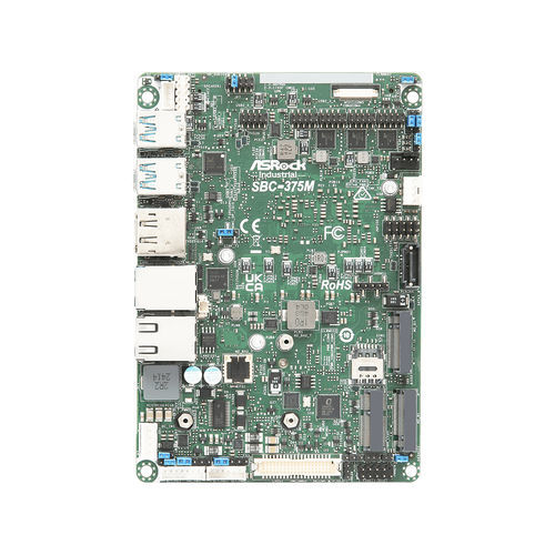 Single-Board-Computer / 3,5'' - SBC-375M  - ASRock Industrial - Intel® Core™ Ultra / SATA3 / M.2 Key M