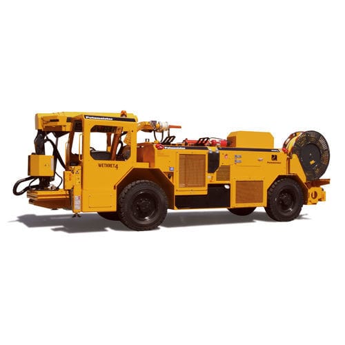 Mobile Betonpumpe - Wetkret 4 - Putzmeister - für Untertagebau / für Baustelle