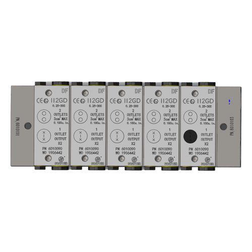 Schmiermittelverteiler - DFF - SOATO FLUID SYSTEM - zweizeilig / flexibel / modular