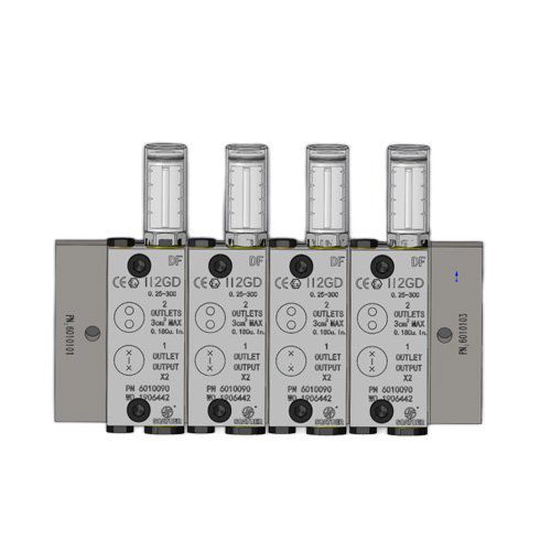 Schmiermittelverteiler - DF3 - SOATO FLUID SYSTEM - zweizeilig / flexibel / modular