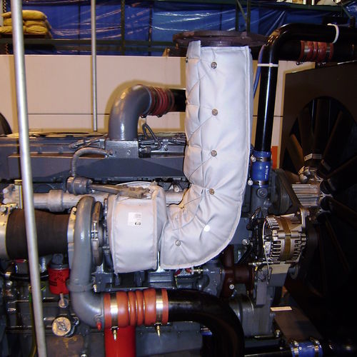 Abnehmbarer Isoliermantel - FCU series - Firwin Corp. - Auslass / für Motoren