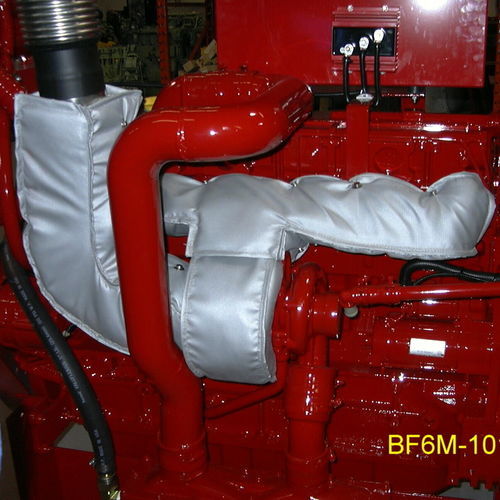 Abnehmbarer Isoliermantel - FDEU series - Firwin Corp. - Auslass / für Motoren