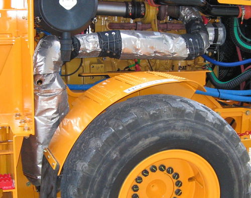 Abnehmbarer Isoliermantel - Firwin Corp. - Auslass / für Motoren / für Untertagebau