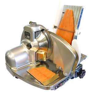 Lebensmittel-Schneidemaschine / Lachs - SM 3015 - Salmco - manuell / Rundmesser / 230V einphasig
