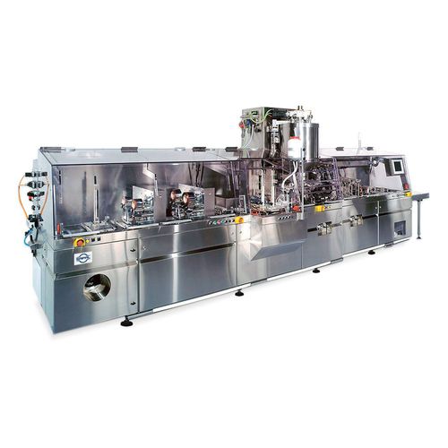 Verpackungsanlage für die Lebensmittelindustrie - DCP 0300 - Sapal SA - für Schmelzkäse / automatisch / mit hoher Drehzahl