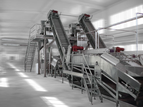 Produktionaanlage für Obstsaft / Kalibrier - Alimenta Industries S.r.l. - für Verpackungen / zum Sortieren / Sterilisation