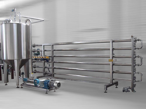 Pasteurisierer und Sterilisator / für Fruchtsaft - Alimenta Industries S.r.l. - für Tomatenpüree / automatisch / Inline