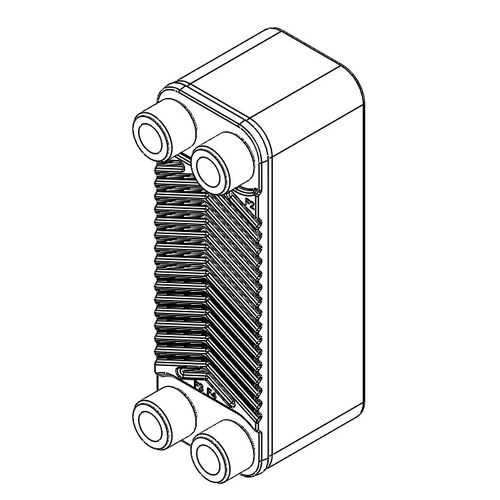 Gelöteter Plattenwärmetauscher - ABZ07  - TERMOLEADER - flüssig/flüssig / Kupfer / Nickel