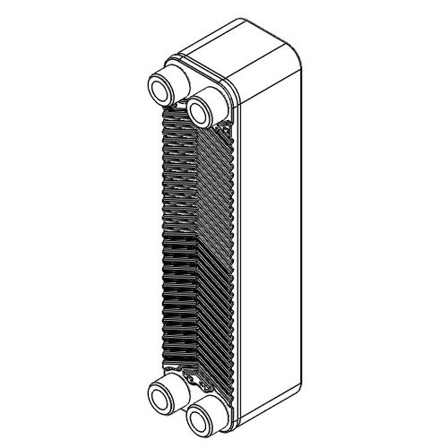 Gelöteter Plattenwärmetauscher - ABZ09 - TERMOLEADER - flüssig/flüssig / Kupfer / Nickel