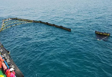 Öl-Ölsperre - Ro-Kite - DESMI Pumping Technology A/S - schwimmend