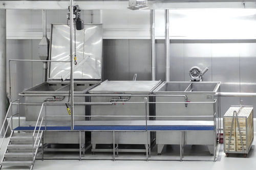 Blanchierer für Fisch - Hermasa - Cannin Technology - Dampf / Edelstahl