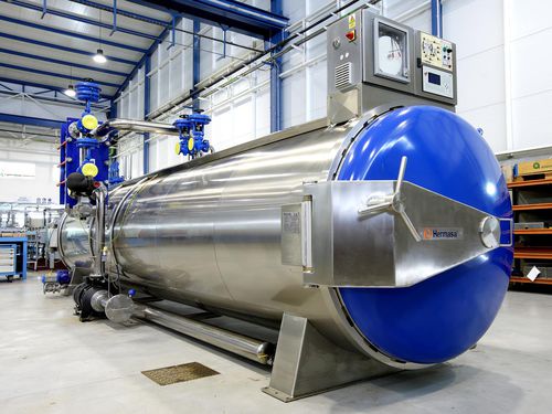 Prozess-Autoklav - Hermasa - Cannin Technology - automatisch / für die Lebensmittelindustrie