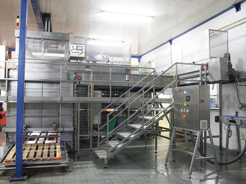 Entpalettierer für leere Dosen - Hermasa - Cannin Technology - automatisch / halbautomatisch / manuell