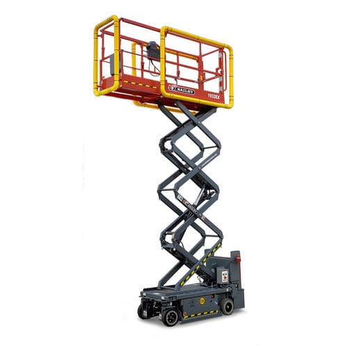 Ex-geschützte Scherenarbeitsbühne - 1932EX - Bailey lifts - auf Rädern / batteriebetrieben / für ex-gefährdete Atmosphäre