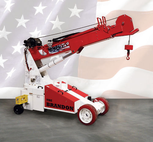 Elektrischer Teleskoplader - Brandon 6 - Bailey lifts - für Glasbearbeitung