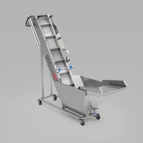 Gemüse-Waschanlage - MKM 3000 - Maurer Gep Kft. - für Obst / Band