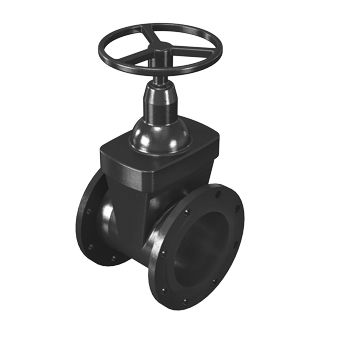 Plattenschieber - SRP  - Zenit - mit Handrad / für Wasser / Flansch
