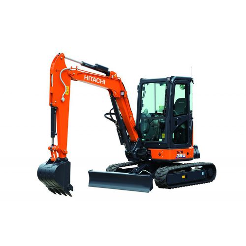 Minibagger - ZX38U-6 - Hitachi Construction Machinery Europe - auf Raupen / für Baustellen / mit kurzem Schwenkradius