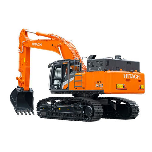Großformatiger Bagger - ZX530LCH-7 - Hitachi Construction Machinery Europe - auf Raupen / Diesel / für Baustellen